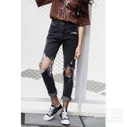 网红破洞卫衣女士,网红破洞卫衣，女士们的时尚新宠